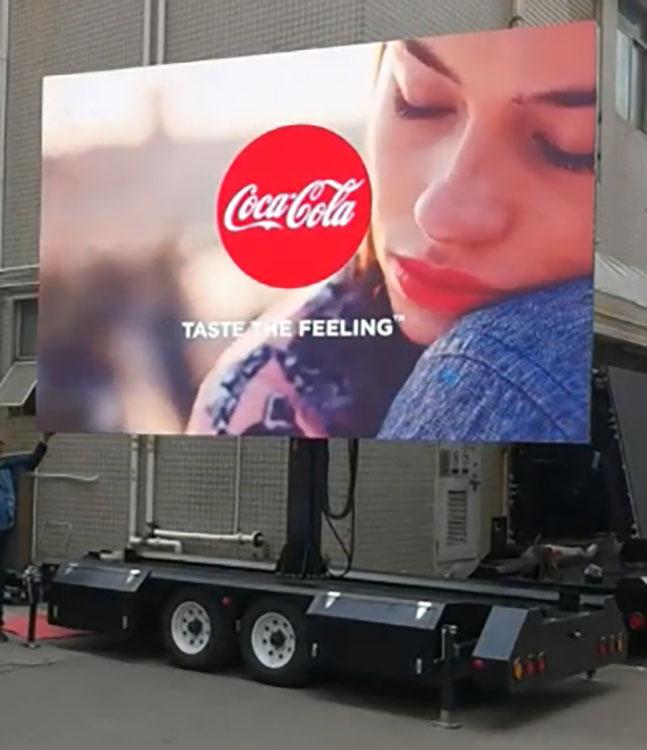 Portable Solar Double Sided Folding Led Propaganda Display Advertising ...