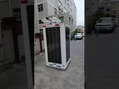 Cube solar light tower