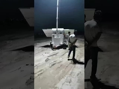 Solar mobile cctv led light trailer