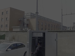 Solar surveillance camera cube