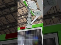 solar light led cctv tower cube
