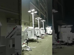 Solar LED light tower