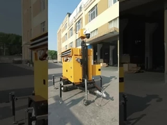 Portable solar power camera trailer