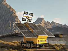mobile solar LED light trailer