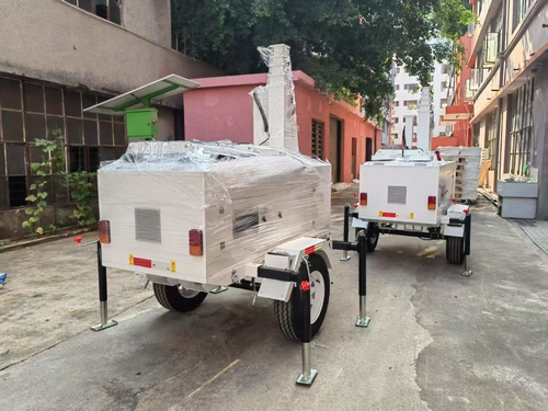 Latest company news about Two model 2590 solar surveillance trailers shipped to the United States