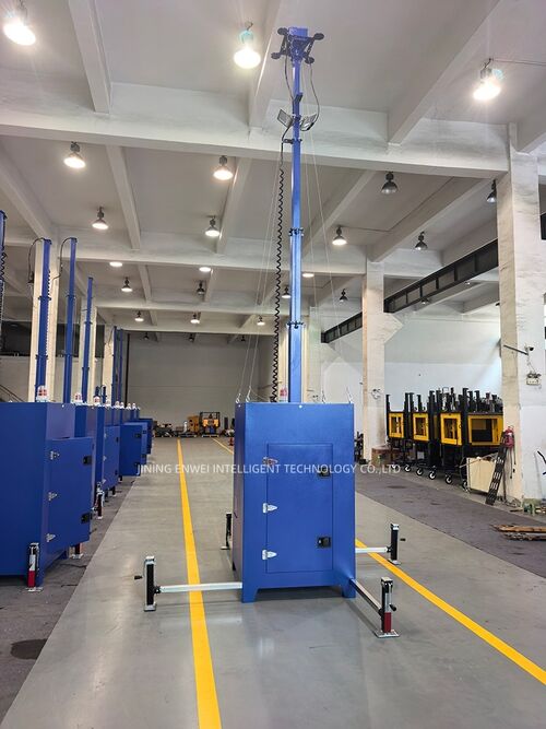 Latest company news about New custom-made blue mobile surveillance tower completed