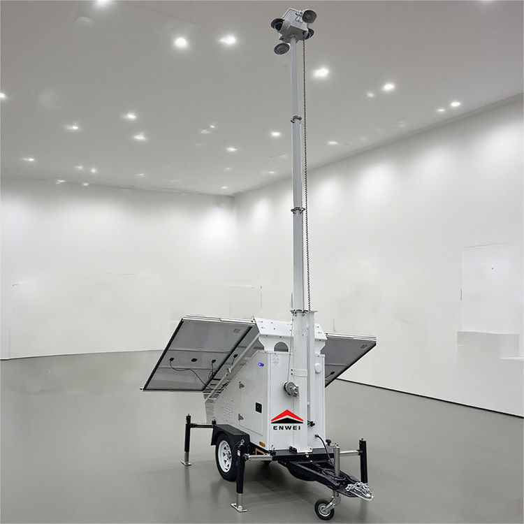 High Load-Bearing Capacity Solar Power Wifi Camera Cctv Trailer For ...