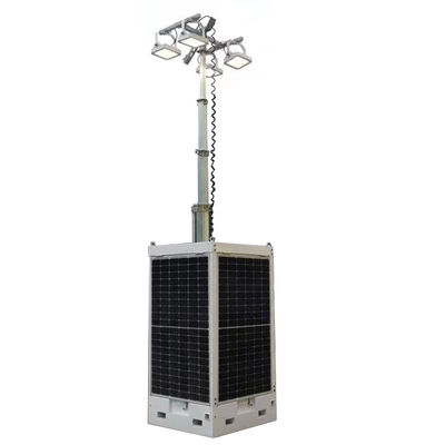 Mobile Surveillance Unit Cube Mobile Lighting Tower For Mine Lighting And Monitoring