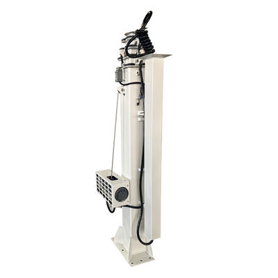 Q235 Steel 5m 16ft Lifting Electric Telescopic Mast Motorized Telescopic Mast