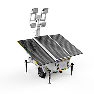 US Standard Solar Powered Led Lighting Tower DC 48V For Night Square Lighting