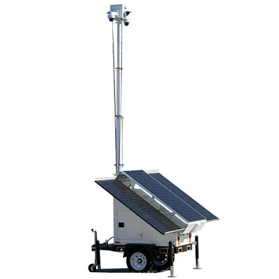 Solar Powered Mobile Camera Trailer For Commercial Building