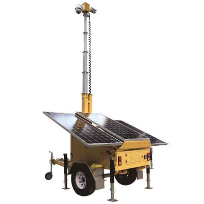 Solar Mobile Surveillance Vehicle Mobile Solar Trailer With 3*400W Solar Panels