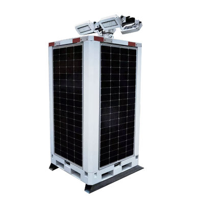 Cube Off Grid Solar System Tower Solar Light Tower With 4*230 Solar Panels For USA