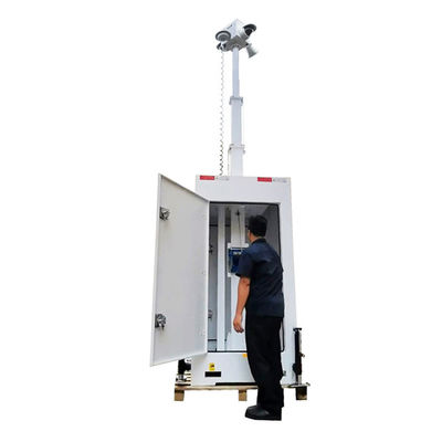 Rapid Deployment Mobile CCTV Towers For Building Sites Monitoring