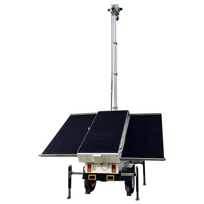 Dc 24V Solar Camera Cctv Trailers For Mining Area Monitoring
