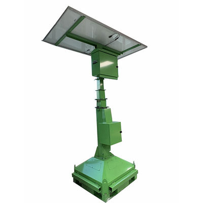 DC 24V Solar Power Panel System Led Light Tower For Surface Mining Lighting