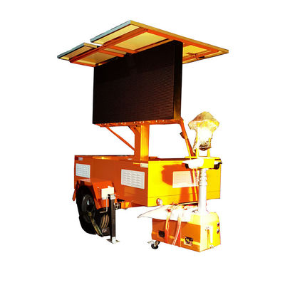 Portable Solar Power Panels 24V Led Display Versatility Trailers For Tourist Spot