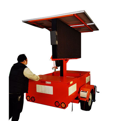 Independent Power Supply Solar Panels Power System Energy Led Screen Display Trailer For Outdoor Publicity
