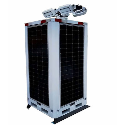 Environmental Protection Renewable Energy Saving Lighting Solar Light Tower Led Cuboid For School Lighting