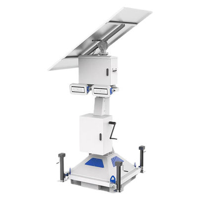 Excellent Anti Corrosion Effect Solar Power Led Light Tower Floodlight Cube For Remote Mountain Lighting