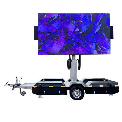 Environmental Protection And Energy Saving Waterproof Mobile Led Screen Display Trailer For Building Construction