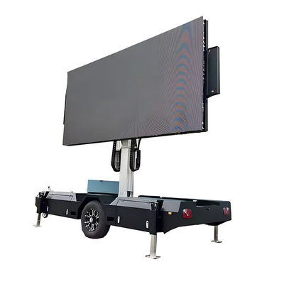 Real-Time Picture Outdoor Portable Led Display Screen Advertising Screen Trailer For Sports Event