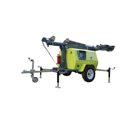 High Efficiency Energy Saving Mobile Diesel Led Light Trailer For Forest Lighting
