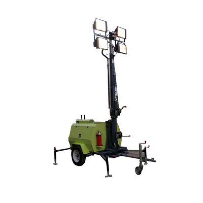 Rapid Deployment Portable Diesel Energy Lighting Trailer For Exhibition Lighting