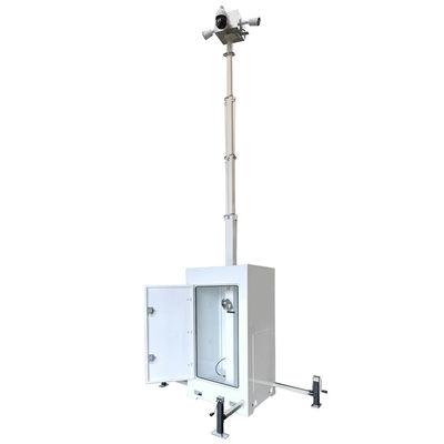 Cube Tower Mobile Surveillance Unit Mobile Surveillance Tower For Music Festival Monitoring
