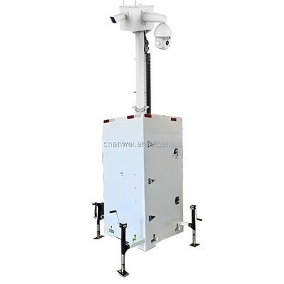 Firm And Stable Mobile Security Camera Cctv Surveillance Security Cuboid For Temporary Monitoring