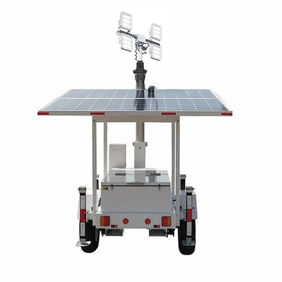 Structural Stability Mobile Solar Light Tower High Brightness Lighting Trailer For Camping Lighting