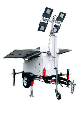 Portable Mobile Solar Trailer Mounted High Brightness Light For Music Festival Lighting