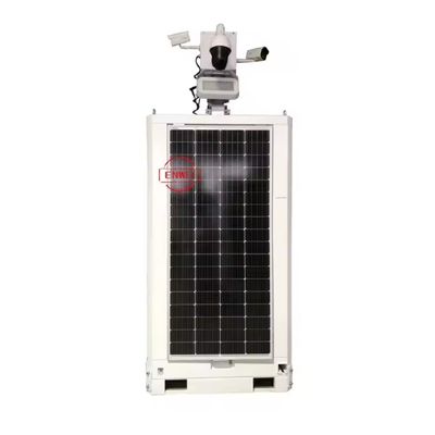 Portable Solar Powered Cube Tower With 4G Camera For Temporary Homework Site Monitoring
