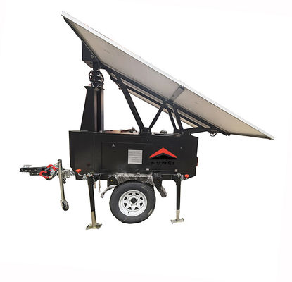 Solar Panels Power Camera Cctv Trailers DC 24V For Ranch Monitoring