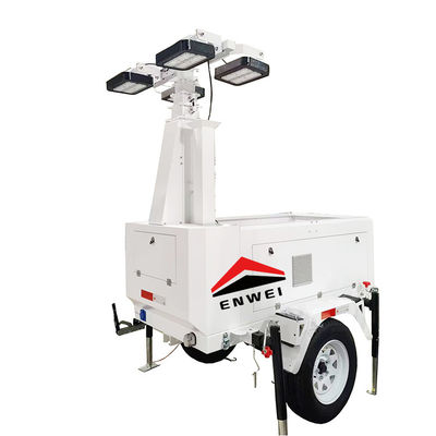 Wide Lighting Range Solar Lighting Tower For Golf Course Lighting