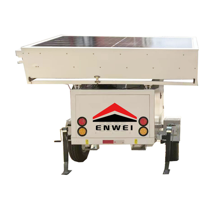 Portable Solar Power Water Pump Trailer For Agricultural Irrigation