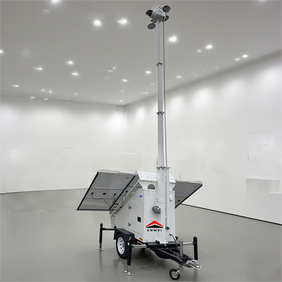 High Load-Bearing Capacity Solar Power Wifi Camera Cctv Trailer For Exhibition Monitoring