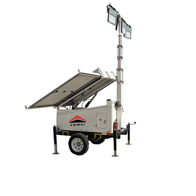 High Mobility Solar Power Led Lighting Trailer For Parking Lot Lighting