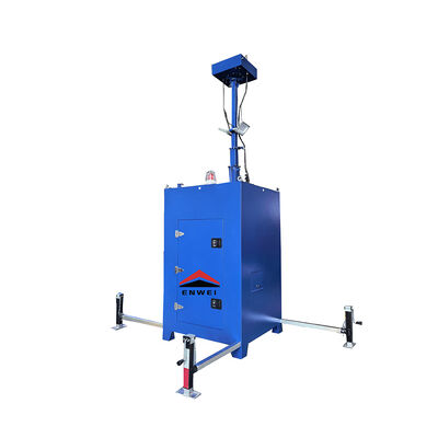 Quick Response Camera Security Towers Surveillance Cabinet For Construction Site Monitoring