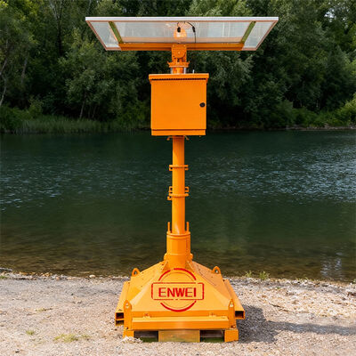 Solar Lighting Tower With Monitoring CCTV System Cubic Solar Tower For Outdoor Construction Engineering