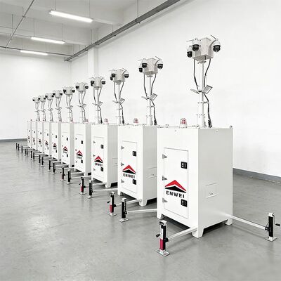 High Durability Mobile Cctv Tower Surveillance Tower For Temporary Monitoring Use