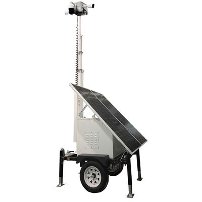 Solar CCTV Trailer Solar Power Trailer With Cameras For Remote ...