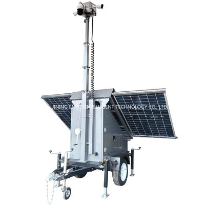 New Design Solar Surveillance Trailer With 4K Camera For Remote Areas ...