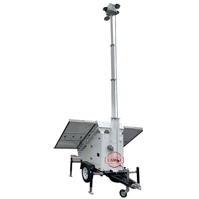New Design Solar Surveillance Trailer With 4K Camera For Remote Areas ...